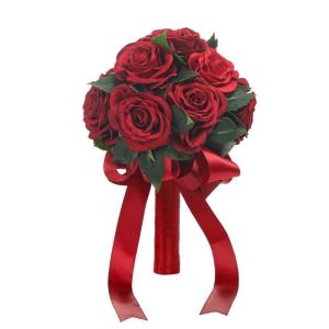 Hochzeitsstrauß Seidenrose Braut Brautjungfern Handstrauß Combo Hochzeitsblume
