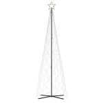 Mobili Weihnachtsbaum mit Kegel, warmweiß, 500 LEDs, 100 x 300 cm, Weihnachtsdekoration, Weihnachtsbaum, künstlicher Weihnachtsbaum, dünner Ständer