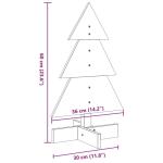 Weihnachtsbaum Weihnachtsdekoration Weihnachtsdekoration Baum Weihnachtsdeko Weihnachtsdekoration Holz zum Schmücken 60 cm Massivholz KieferNatur