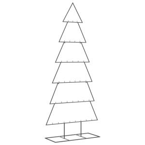Metall Weihnachtsbaum für Dekorationen Tannenbaum Deko Weihnachtsbaum Tanne Metallbaum Weihnachtsdekorationen Weihnachtsdeko, Indoor und Outdoor, Schwarz 210 cm
