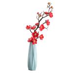 Kunstblumen Künstliche Blumen im Topf, künstliche Pflanzen für den Innenbereich, künstliche Blumenarrangements mit Porzellanvase als Herzstück für jeden Anlass