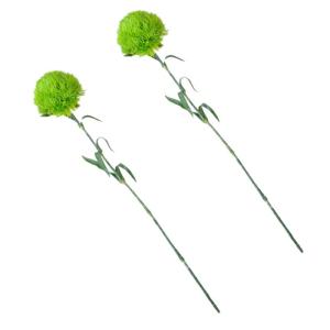 2St kunstpflanze kunstplflanze falsche grüne Stiele Büro künstliche Pflanzen zimmerpflanzen Künstliche Pflanzen für den Innenbereich, hoch Zweige für Vase Weich-PVC Light Gre
