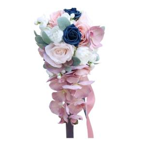 Künstlicher Vintage-Blumenstrauß, künstliche Seidenblumen, Dekorationsbedarf