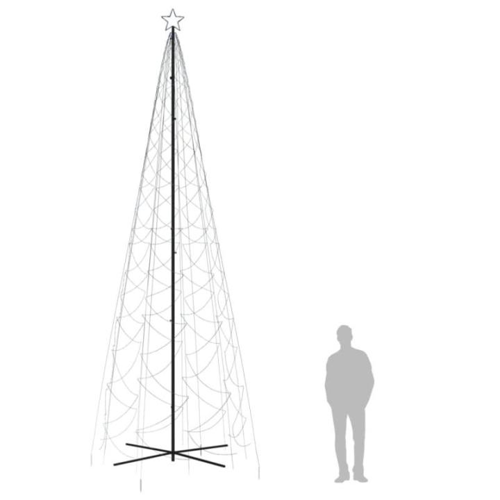 Kerstconus Koel Wit 1400 LED 160x500 cm