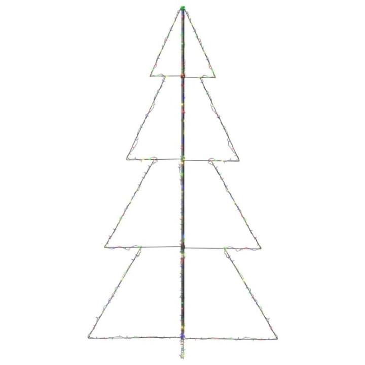 Weihnachtskegelbaum Beleuchtet Weihnachtsbaum Lichterbaum Dekobaum Weihnachtsdeko Lichterkette Beleuchtung 360 LEDs Indoor Outdoor 143x250cm