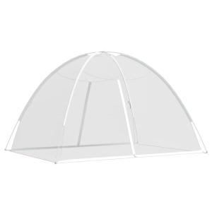 Moskitonetz mit Türen Mongolei 220 Netz 200x120x130 cm schwarz