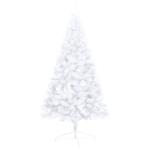 Künstlicher Halb-Weihnachtsbaum Beleuchtung Kugeln Weiß 240 cmWeiß und Golden