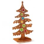 Edelrost decoratie kerstboom massieve bodemplaat handgemaakt kwaliteit Duitsland hoogte 74 cm kerstboom metaal roest dennenboom, kerstdecoratie roest-look, metalen kerstboom groot