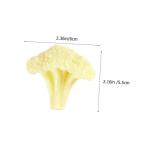 Blumenkohl Modell Lebensechte Brokkoli Verzierung Künstliche Brokkoli Dekore Lebensechte Gemüse Gefälschte Brokkoli Scheibe Zur Dekoration Falsches Gemüse Lebensechte