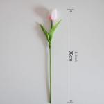 Kunstblumen 8 künstliche Tulpenblumen in Vase, Tischküchendekoration, 11,8-Zoll-Tulpen, Bürodekoration, Schlafzimmerdekoration für jeden Anlass