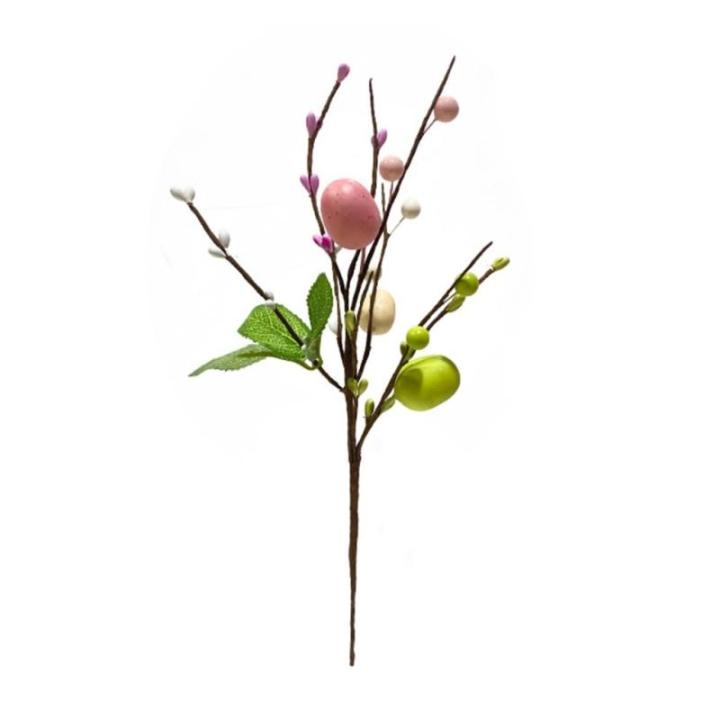 Ostern Baum Zweig Bunte Malerei Schaum Ei Kranz Pflanze DIY Ostern Dekoration