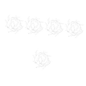5 Stück Kristallperlen Blumen Hochzeit Party Acrylperlen Blumenzweig Acrylzweig Knospenzweig Künstlicher Blumenzweig Heimdekoration Hochzeitspflanze