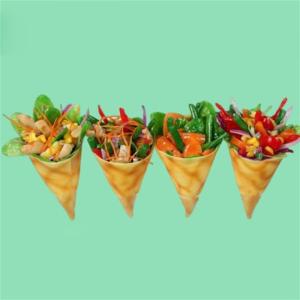 Simulation Crepes Modell Hand Dessert Gefälschte Lebensmittel Obst Japan Requisiten Rolle Pfannkuchen Restaurant Fenster Display-F