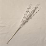 Künstliche Schaumstoffblumen, goldener Glitzer, Weihnachtsbeeren, Blumenstrauß, Zuhause, Weihnachten, Hochzeit, Dekoration, Tischkranz, Basteln, 43 cm