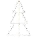 Weihnachtsbaum in Kegelform 240 LEDs Indoor Outdoor 118x180 cm