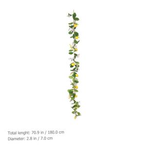 Simulation Zitronenrattan Künstliche Gänseblümchenranke Für Die Hochzeit Künstliche Weinrebe Künstliche Reben Hängende Künstliche Gänseblümchenranke Zitronengirlande Seid