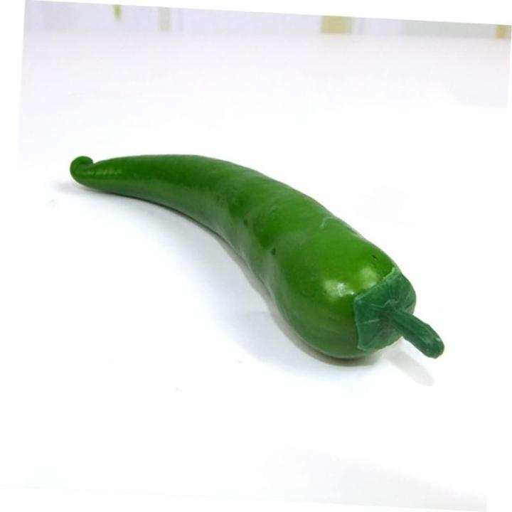 4 Sätze Simuliertes Pepper-Modell Pfeffer-Modell-Requisite Simulation Pfeffer Kuchenmodelldekoration Pfeffer Spielzeug Gefälschte Lebensmittelmodellstütze Poly-Drache 6 Stück *