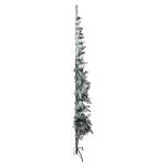 Künstlicher Weihnachtsbaum Grün und Weiß 210 cm Höhe PVC-Material Halb-Weihnachtsbaum Platzsparend Wand Christbaum Innen- und Außenbereich Wirtschaftliche Weihnachtsdekoration