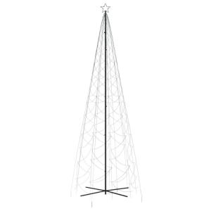 Mobili Weihnachtsbaum mit Kegel, kaltweiß, 1400 LEDs, 160 x 500 cm, Weihnachtsdekoration, Weihnachtsbaum, künstlicher Weihnachtsbaum, dünner Ständer
