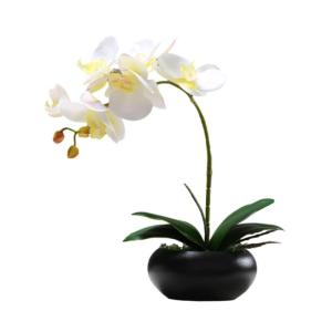 Kunstblumen Künstliche Pflanzen, gefälschte Orchideenpflanzen auf dem Tisch, Blumenarrangements oder Orchideendekoration für Zuhause, Küchenparty, gefälschte Bonsai für jeden