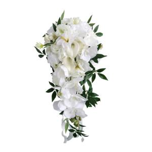 Künstliche Rose Brautjungfer Bouquet Hochzeit Blume Braut Brautjungfern Bouquet