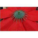 12 stuks glitter kerstboomversiering, kerstversiering, kerstdecoratie, kerstboomhanger, 14 cm (wit)