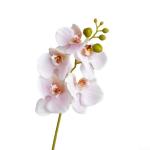 Orchideenstiele, künstliche Blumen, fühlt sich echt an, Phalaenopsis, 45 cm, künstliche Orchideenzweige mit 5 großen Blumen für Vase, Hochzeit, Party, Zuhause, Garten, Dekorat