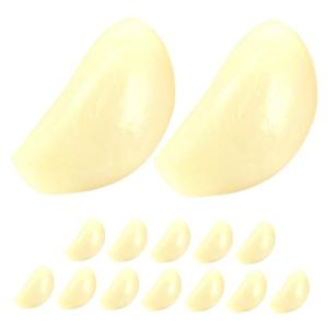 14 Stück Künstliches Knoblauch Gemüse Modell Simuliertes Knoblauchzehen Modell Knoblauch Foto Requisiten Realistische Knoblauchzehen Gefälschtes Gemüse Realistisches Gemüse