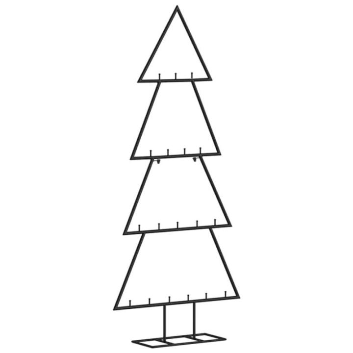 Metall Weihnachtsbaum für Dekorationen Tannenbaum Deko Weihnachtsbaum Tanne Metallbaum Weihnachtsdekorationen Weihnachtsdeko, Indoor und Outdoor,Schwarz 90 cm