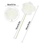 8Cm Rose Bloemen Bruids Boeketten Voor Bruiloft Tafel Thuis Party Decoraties Diy Plakboek Benodigdheden (A,30 Stks)