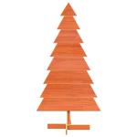 Weihnachtsbaum zum Schmücken Wachsbraun 150cm Massivholz Kiefer