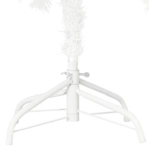 Künstlicher Weihnachtsbaum Naturgetreue Nadeln Weiß 180 cm