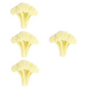4 Stück Blumenkohl Modell Künstliches Gemüse Brokkoli Künstlicher Brokkoli Lebensechte Brokkoli Brokkoli Spielzeug Simulation Brokkoli Dekorativer Brokkoli