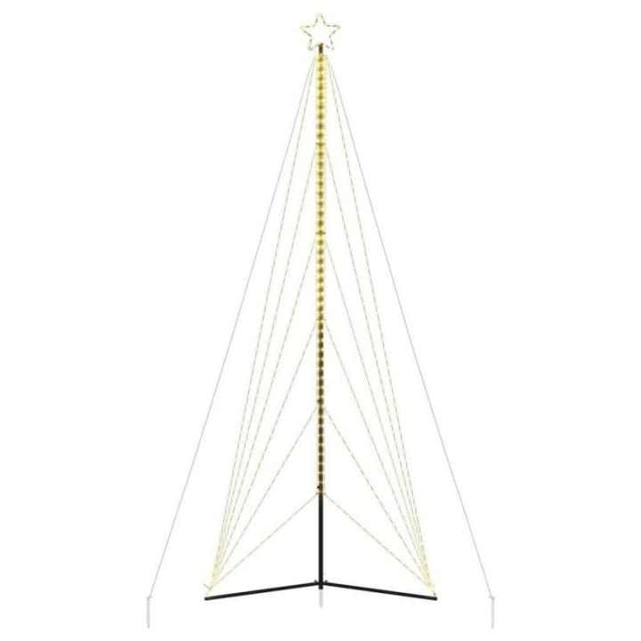LED Weihnachtsbaum Aussen Kegelform Weihnachtsbaum Metall Groß Warmweiß 861 LEDs Tannenbaum Lichterbaum Weihnachtsdeko Aussen Weihnachtsbaum Tanne 478 cm