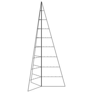 Metall Weihnachtsbaum für Dekorationen, Tannenbaum Christbaum Dekobaum, Platzsparend DIY Dekoration, Weihnachtsschmuck Weihnachtsdeko, Schwarz 210 cm