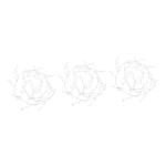 3 Stück Acryl Zweig Blumen Bastel Perle Künstliche Zuhause Hochzeit Party Heimdekoration Zubehör Hochzeit Heimdekoration Blütenknospe