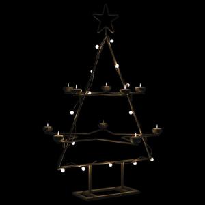 Metall-Weihnachtsbaum zum Dekorieren Schwarz 75 cm, Tannenbaum Künstlich, Christmas Tree, Tannenbaum Deko, Weihnachtsbäume, Christbaum - 4018962