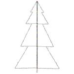 Weihnachtskegelbaum Beleuchtet Weihnachtsbaum Lichterbaum Dekobaum Weihnachtsdeko Lichterkette Beleuchtung 240 LEDs Indoor Outdoor 118x180cm