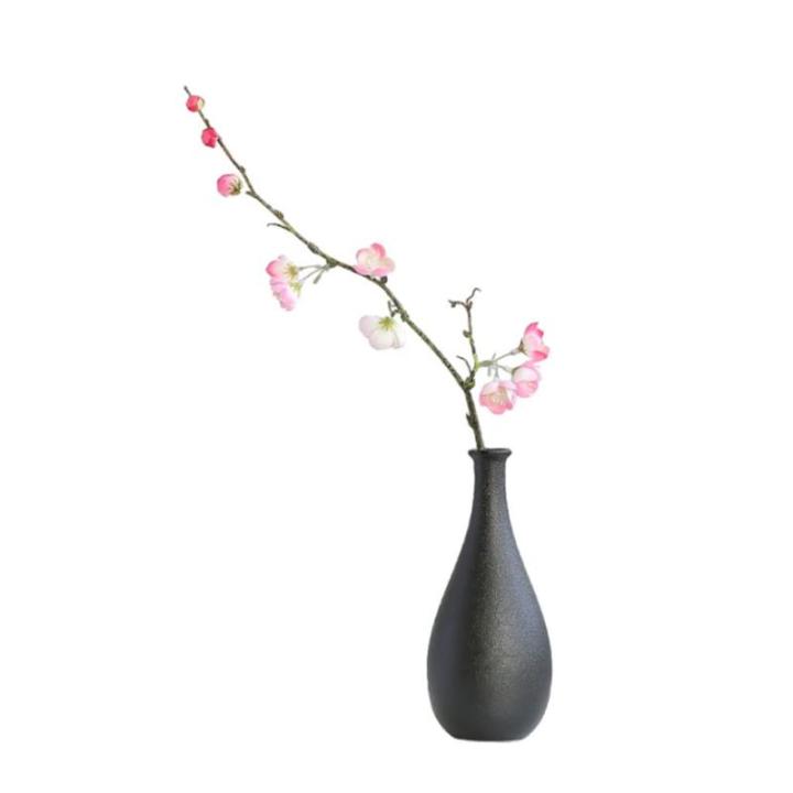 Kunstblumen Exquisite künstliche Blumen mit Keramikvase, künstliche Pflanze, Wohnaccessoires, Arrangement, Heimbüro, Partydekoration für jeden Anlass