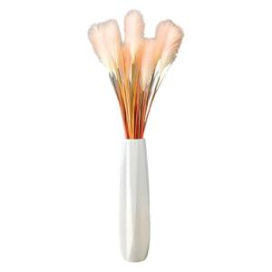 Kunstblumen Künstliches, Flauschiges Reed-Fake-Blumenarrangement, künstlicher Blumenstrauß, Reed-Pflanzen für Vase, für Innen-Hausgarten-Hochzeitsdekoration für jeden Anlass