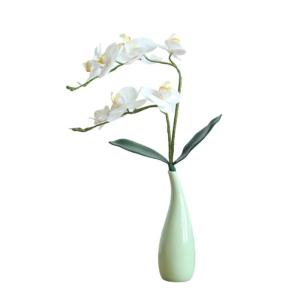 Kunstblumen Künstliche Blume mit Vase, Vivid Orchid Flowers Arrangement Phalaenopsis Flowers, Orchid Flowers Ornaments, Decor für jeden Anlass
