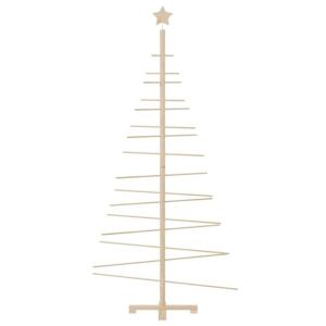 Kerstboom van hout om te versieren, 180 cm, decoratieve boom, kunstboom, dennenboom, Kerstmis, kunstkerstboom voor kerstdecoratie, massief grenen