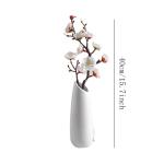 Kunstblumen Pflaumenblüten-Kunstblumen, mit Vase, Kunstblume, Kunstpflanze, Topfdekoration, für Zuhause, Wohnzimmer, Party, Hochzeit für jeden Anlass