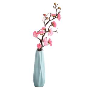 Kunstblumen Künstliche Blumen im Topf, künstliche Pflanzen für den Innenbereich, künstliche Blumenarrangements mit Porzellanvase als Herzstück für jeden Anlass