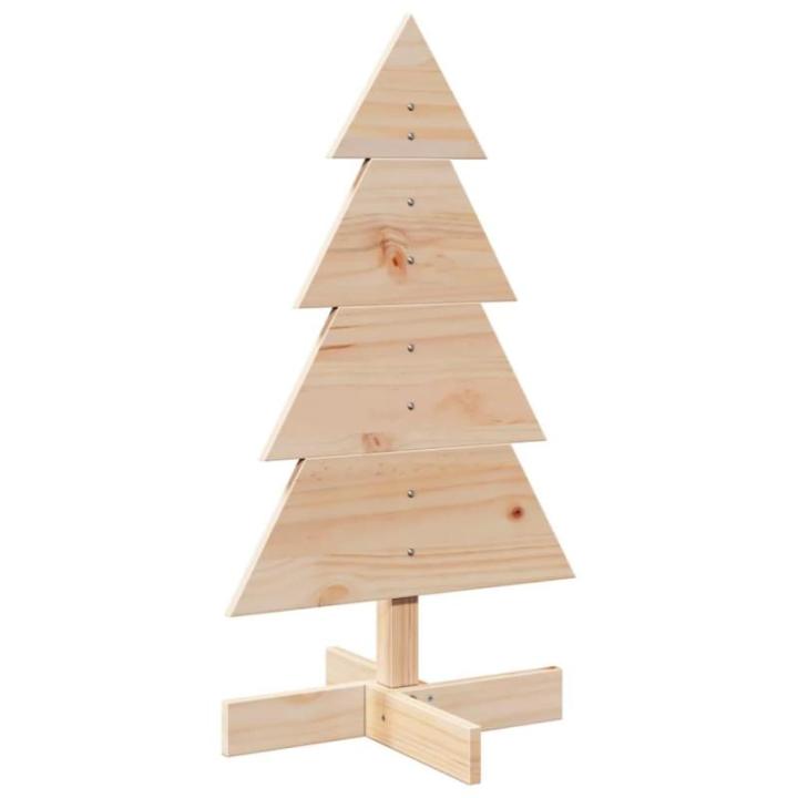 Weihnachtsbaum Weihnachtsdekoration Weihnachtsdeko Weihnachtsdekoration Baum Weihnachtsdekoration Holz zum Schmücken 80 cm Massivholz KieferNatur