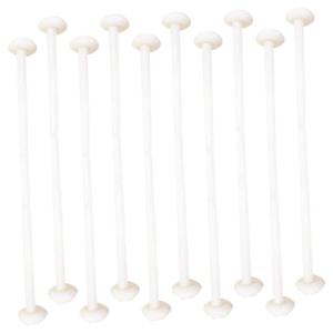 20st Simulation Flammulina Velutipes Realistische Gemüsemodelle Simulation Pflanzlicher Dekore Shop-Display-Nadel-pilz-Ornament Künstliches Gemüse Simulationsfrucht PVC Weiß