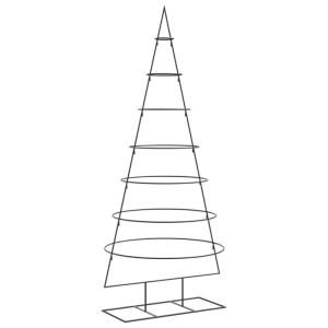 Kerstdecoratie kerstboom 180 cm metaal zwart, kerstboom, kerst decoratie, nep kerstboom, kerstdecoratie, kunst kerstboom, duurzame kerstboom