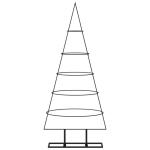 Kerstboom metalen dennenboom kerstboom decoratieve boom metalen boom kerstdecoratie zwart 125 cm