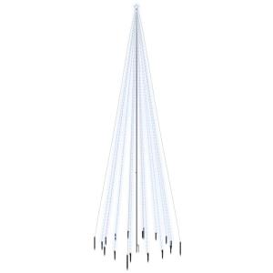 Led-kerstboom met haringen, koudwit, 1134 leds, 800 cm