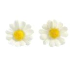 Kunstmadeliefjes, bloemkoppen, 50 stuks, , bloemkoppen, kleine bloemkoppen, decoratie, kleurrijke zijden bloemen voor bruiloft, feest, huis, doe-het-zelf knutselen, wit